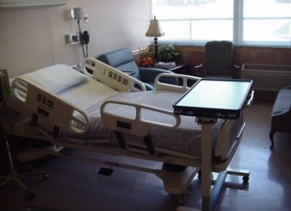 a Hospital room for the swing bed services